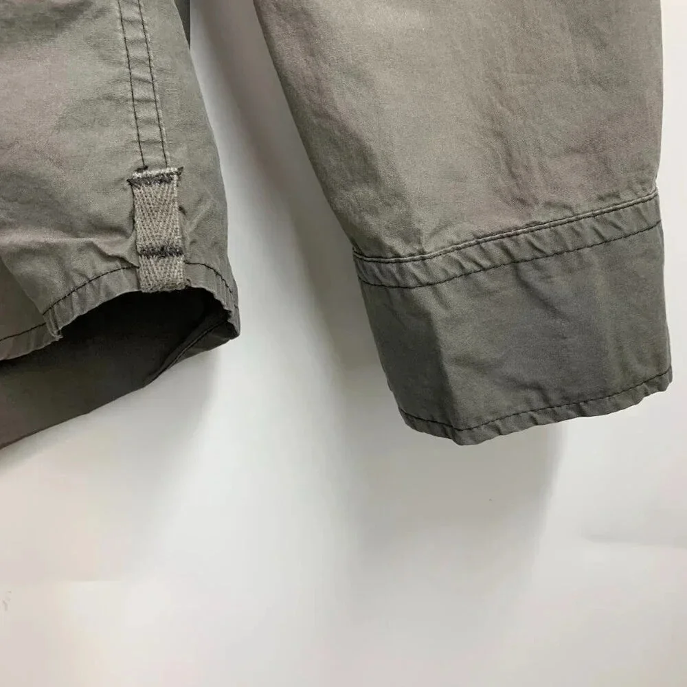 Calvin Klein Jeans Men's Motor Blow Apart Graphic Snap‎ Up Shirt Size XL